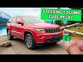 Jeep Grand Cherokee Steering Column Steering Wheel Lock Fuse Relay Location Replacement 2011 - 2022