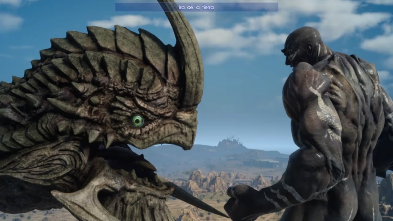 Final Fantasy XV Adamantoise vs Titan - YouTube.