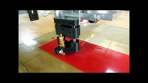 3 D printed Drag knife holder