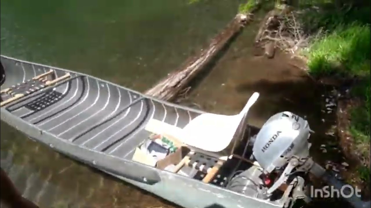 14 wide sportspal canoe with 2.3 honda top speed YouTube