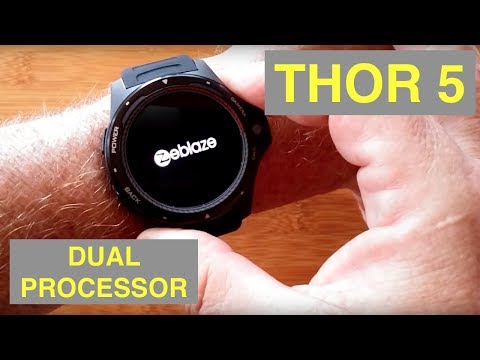 ZEBLAZE THOR 5 4G Android 7.1.1 Dual Processor Smartwatch: Unboxing and 1st Look