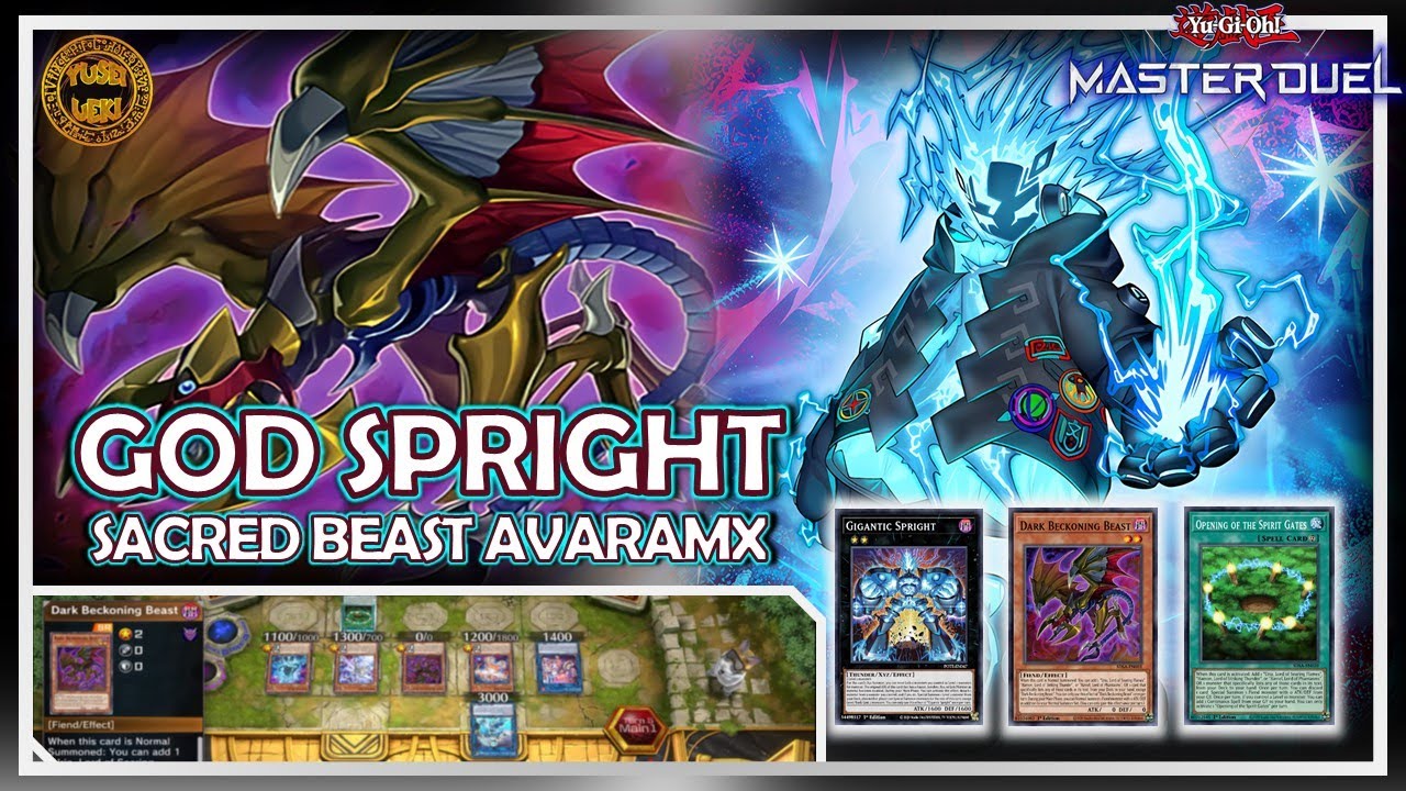 GOD Spright Sacred Beast 🗲 Cannot Targeted and Destroyed [Yu-gi-oh! MASTER DUEL]