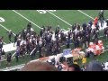 UW Huskies jump around on the sideline at Apple Cup 2013