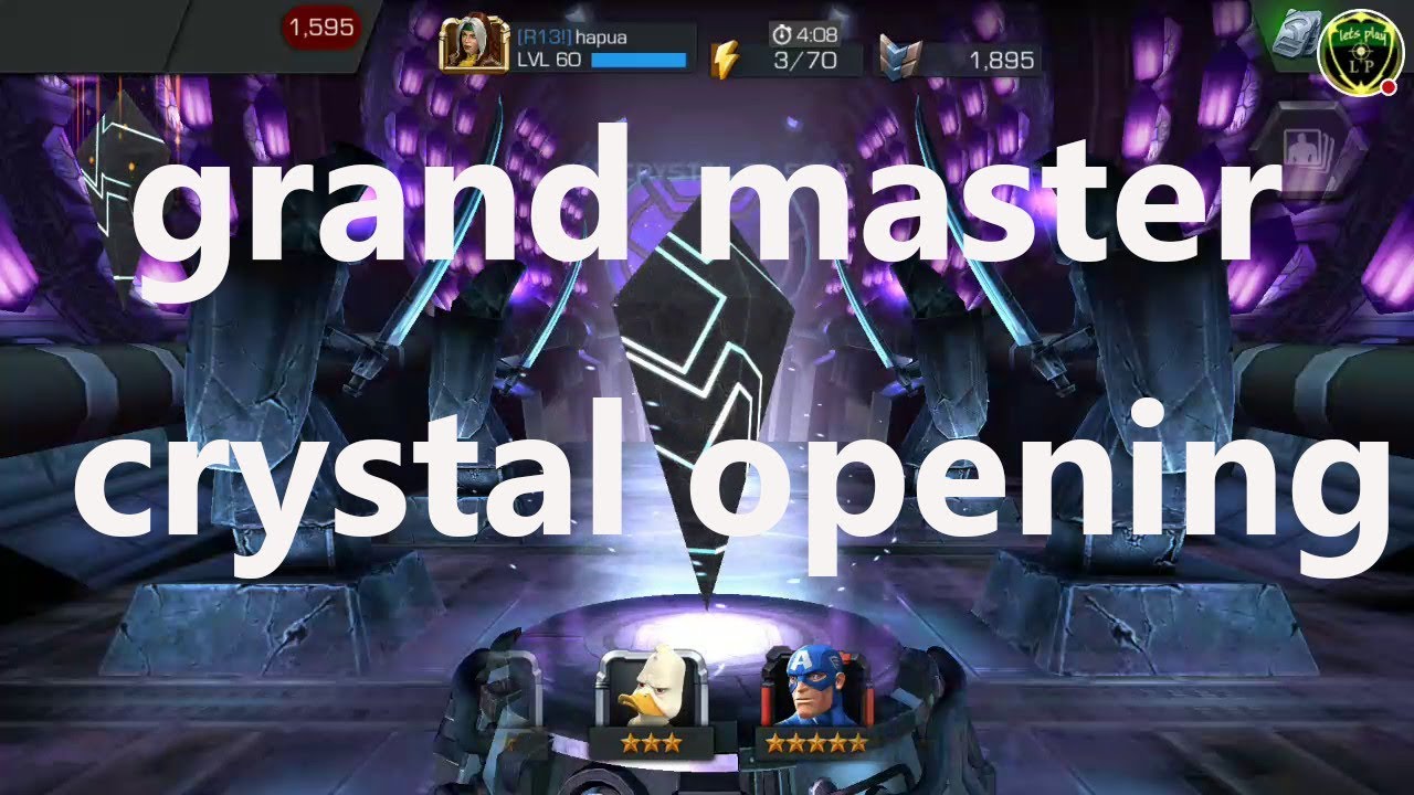 grand master crystal opening marvel contest of champion