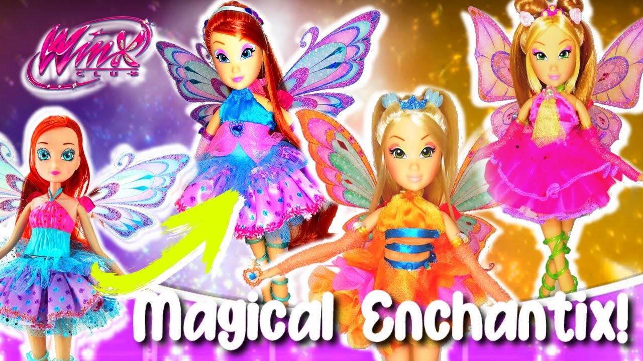 Winx Club Review - Magical Enchantix Season 8 Make Over! - Youtube