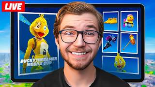 WINNING The DuckyTheGamer Fortnite Mobile Cup! (LIVE)