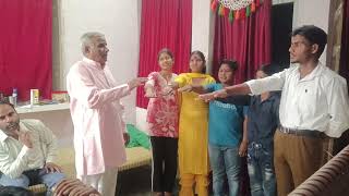 दद ज बचच क शपथ दलत हए
