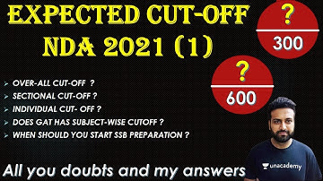 EXPECTED CUT-OFF FOR NDA 2021(1) || SECTIONAL CUTOFF || SSB FOR NDA || LEARN WITH SUMIT