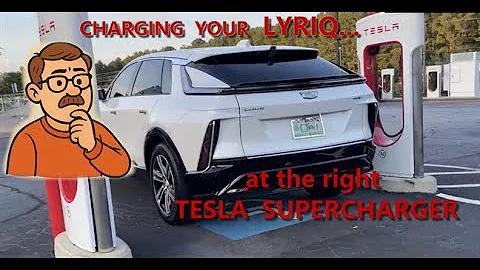 Lyriq Charging at Tesla Superchargers