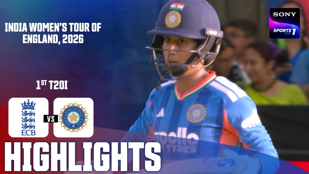 ENG W vs IND W | 1st T20I | Highlights | India Women's Tour Of England 2026