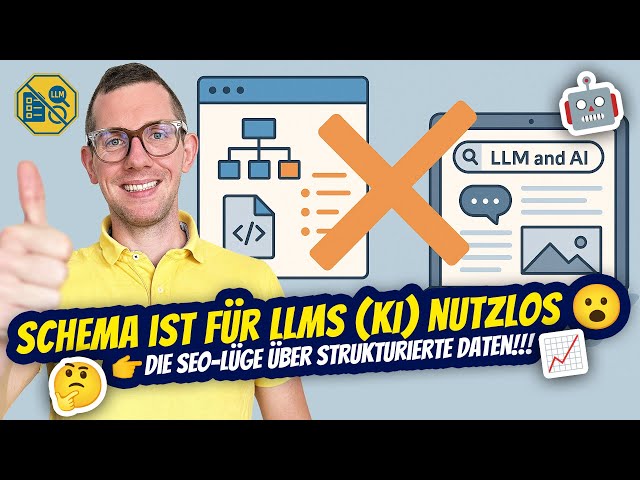 Schema is Useless for LLMs 😮 The SEO Lie About Structured Data 🤯 NOT Relevant for AI & AI! 🤖