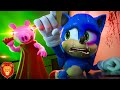 SONIC LA PELICULA ESCAPA DE PIGGY 🐷 CAPITULO 2 *MUCHO MIEDO* 😱😰 | PEPPA MINECRAFT LEON PICARON