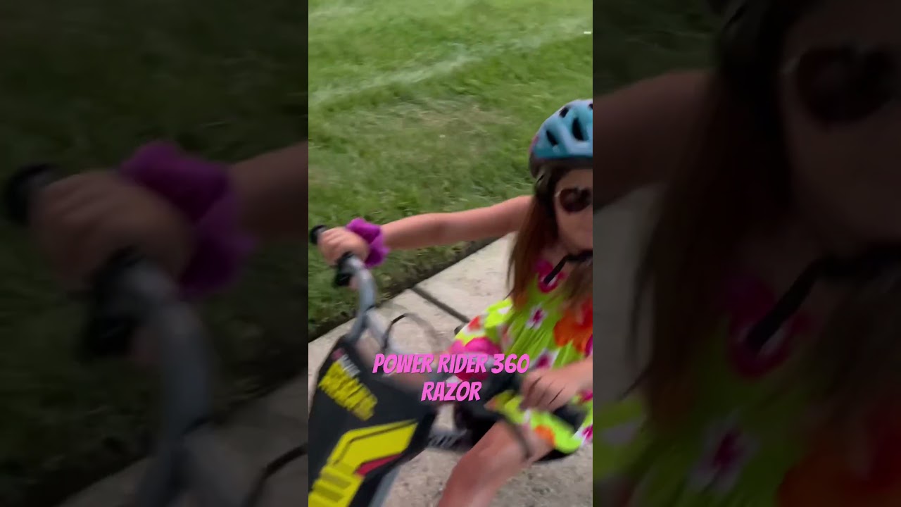 Summer Ride on Toys!! This Razor Power Rider 360 is so much FUN❤️❤️ 