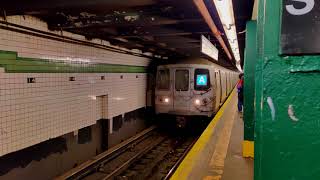 NYC Subway: R46 (A) Local Train at 14th Street (IND 6th Avenue Line)