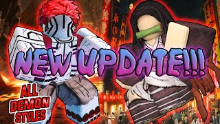 Wisteria Release Blood Demon Art Update + NEW CODES!! Wisteria Release Demon Slayer NEW Roblox Game!