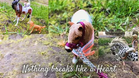 Schleich music video - Miley Cyrus - 'Nothing Breaks Like a Heart'😁💕