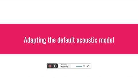 CMU Sphinx - Adaption of Acoustic Model