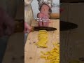 Nonna Bina makes Tuscan Tagliatini pasta ❤️  #pasta