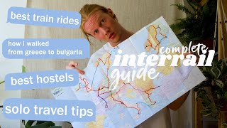 my 3 MONTHS INTERRAIL itinerary | best &amp; worst train rides | interrail guide part 2