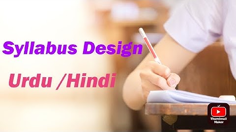 Syllabus Design product oriented, process oriented Syllabus in applied linguistics