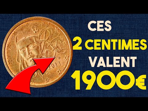 Vidéo: Les pièces de 2 centimes sont-elles rares ?