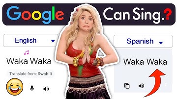 Google sings WAKA WAKA ⚽️ | Google Translate 🤖 | Aju Jonn |  #worldcup2022qualification