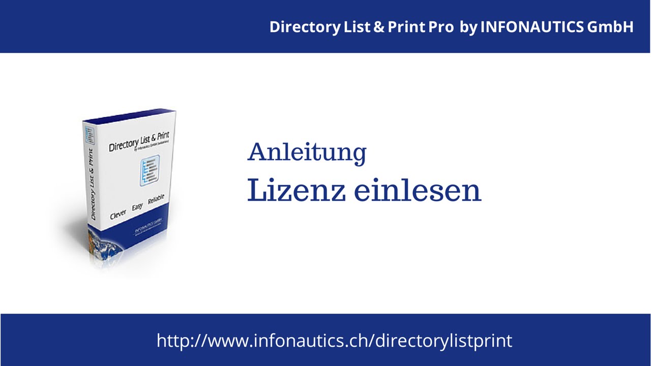 Directory List Print Pro Lizenz Einlesen YouTube Directory list print pro lizenz einlesen youtube