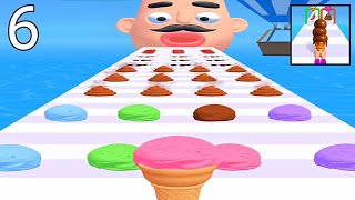 Stacky Ice Cream Runner! Satisfying and Relaxing Gameplay Part 6
