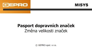 Jak Změnit Velikost Značek V Pasportu Dopravních Značek