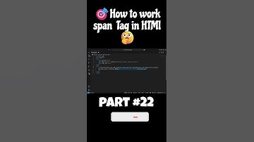 🤔 How Does the Span Tag Work in HTML? | Quick Explained #shorts #programming #shortsfeed