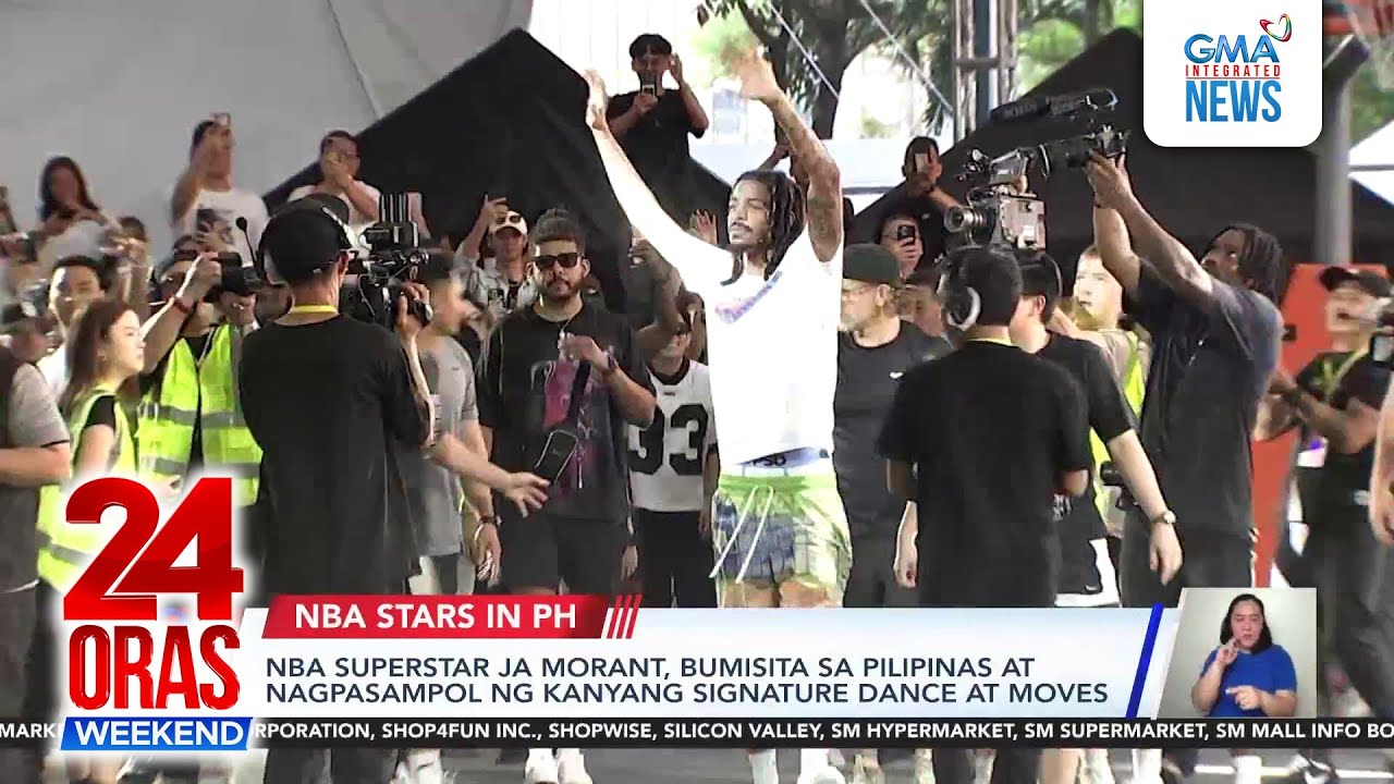 NBA superstar Ja Morant, bumisita sa Pilipinas at nagpasampol ng... | 24 Oras Weekend