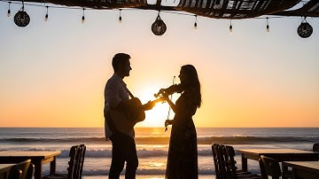 Romantic World Fusion Sunset — Italian Trumpet, Violin & Acoustic Magic (Cinematic Café Ambience)