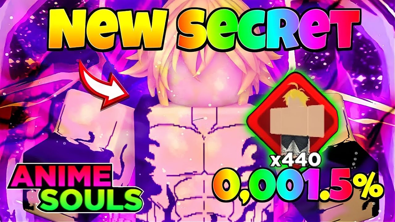 PEGUEI O NOVO SECRETO DO Anime Souls Simulator - YouTube