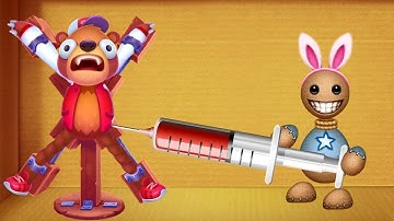 New Rack Machines vs Kick the Buddy vs Despicable Bear Android Gameplay New Update 2021