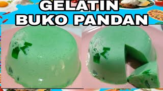 Buko Pandan Jelly Gelatin Recipe