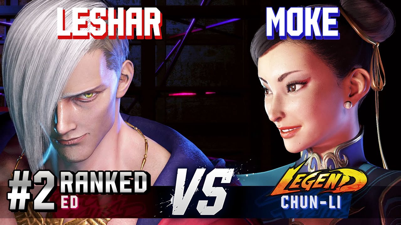 SF6 ▰ LESHAR (#2 Ranked Ed) vs MOKE (Chun-Li) ▰ High Level Gameplay