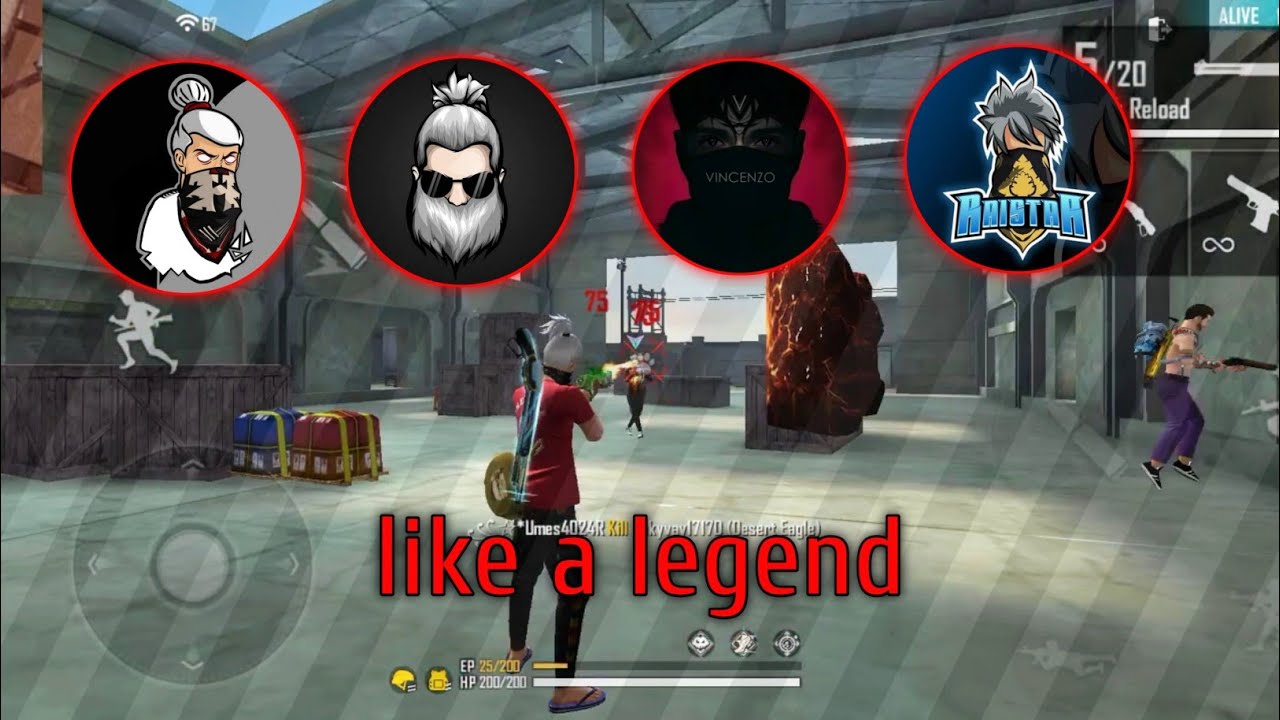 free fire legends vincenzo . colonel.raistar.BL SIDDICK YT ...