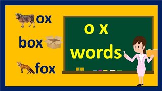 Word Family -ox | ox family words | ox word family