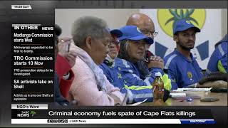 'Criminal economy fuels spate of Cape Flats killings'