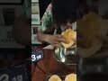 【早食いチャレンジ】メロンの早食いチャレンジ！【C_Jチャンネル】
