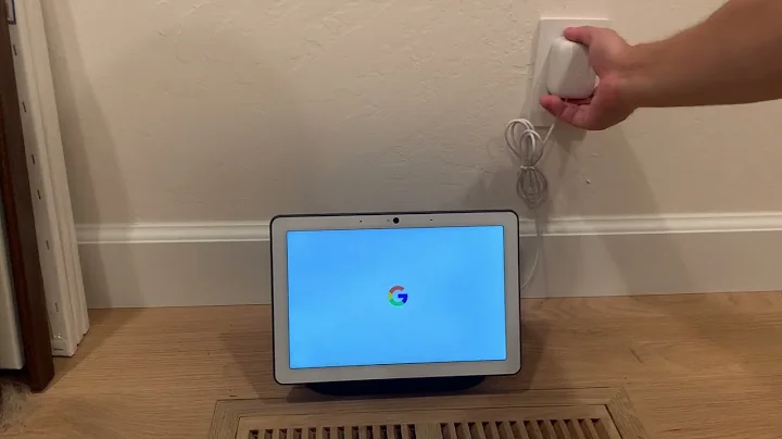 Google Nest Hub Max stuck on G screen