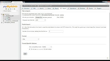How to import database via phpmyadmin in cPanel - Course +HD + Latest - P20