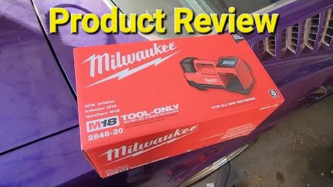 Milwaukee M18 Inflator 2848-20 review.