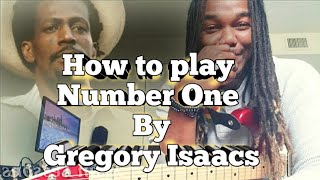 How to play Gregory Isaacs - Number One on Guitar (Tutorial)