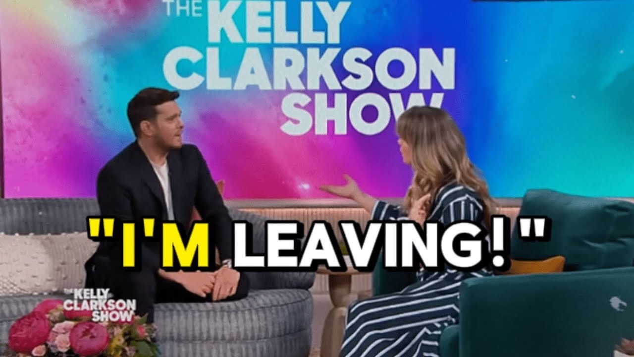 Michael Buble Walks Off Kelly Clarkson's Show After Heated Clash.