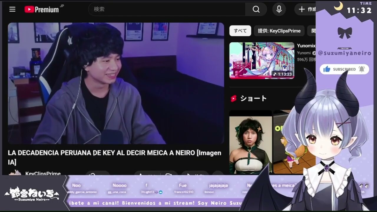 neiro se entera que twin sensei quiere p... o + reaccion a decadencia de key boy