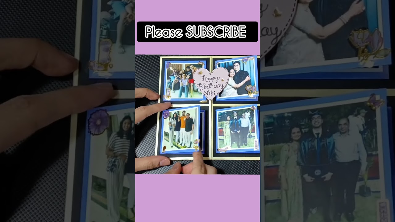 Handmade customized birthday card 🩷 