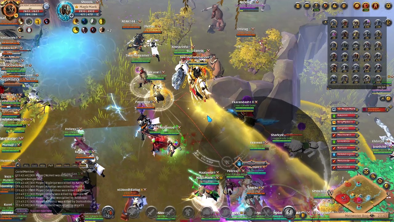 ALBION ZvZ The FROZEN WAR in northern outlands [16x13] VS. ALL