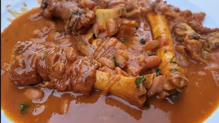 Trotters/Paya And Sugarbeans Curry! How To Make Trotters And Sugarbeans Curry 