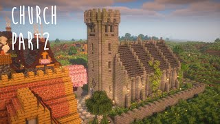 Minecraft | Church, Crypt & Enchanting Part 2 - Minecraft Town Part 13 @armun